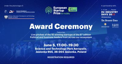 Grafika: Gała finałowa 6. edycji European Startup Prize